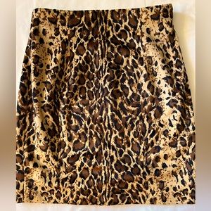 Leopard Print Skirt size 8
